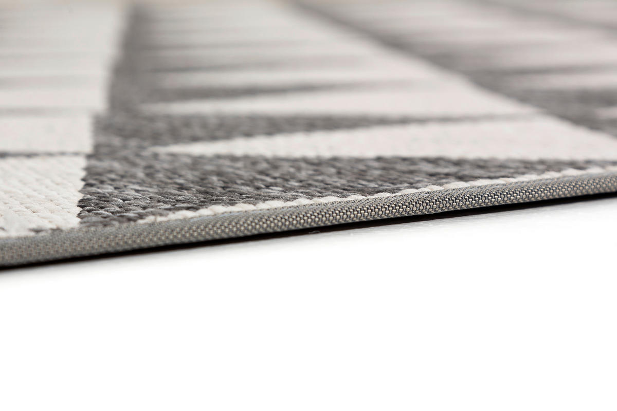 OUTDOORTEPPICH 140/200 cm Parkland Grau, Hellgrau  - Hellgrau/Grau, KONVENTIONELL, Textil (140/200cm) - Schöner Wohnen