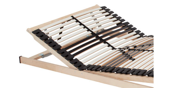 Lattenrost 90x200 cm - Schwarz/Weiß, Holz (90/200cm) - Primatex