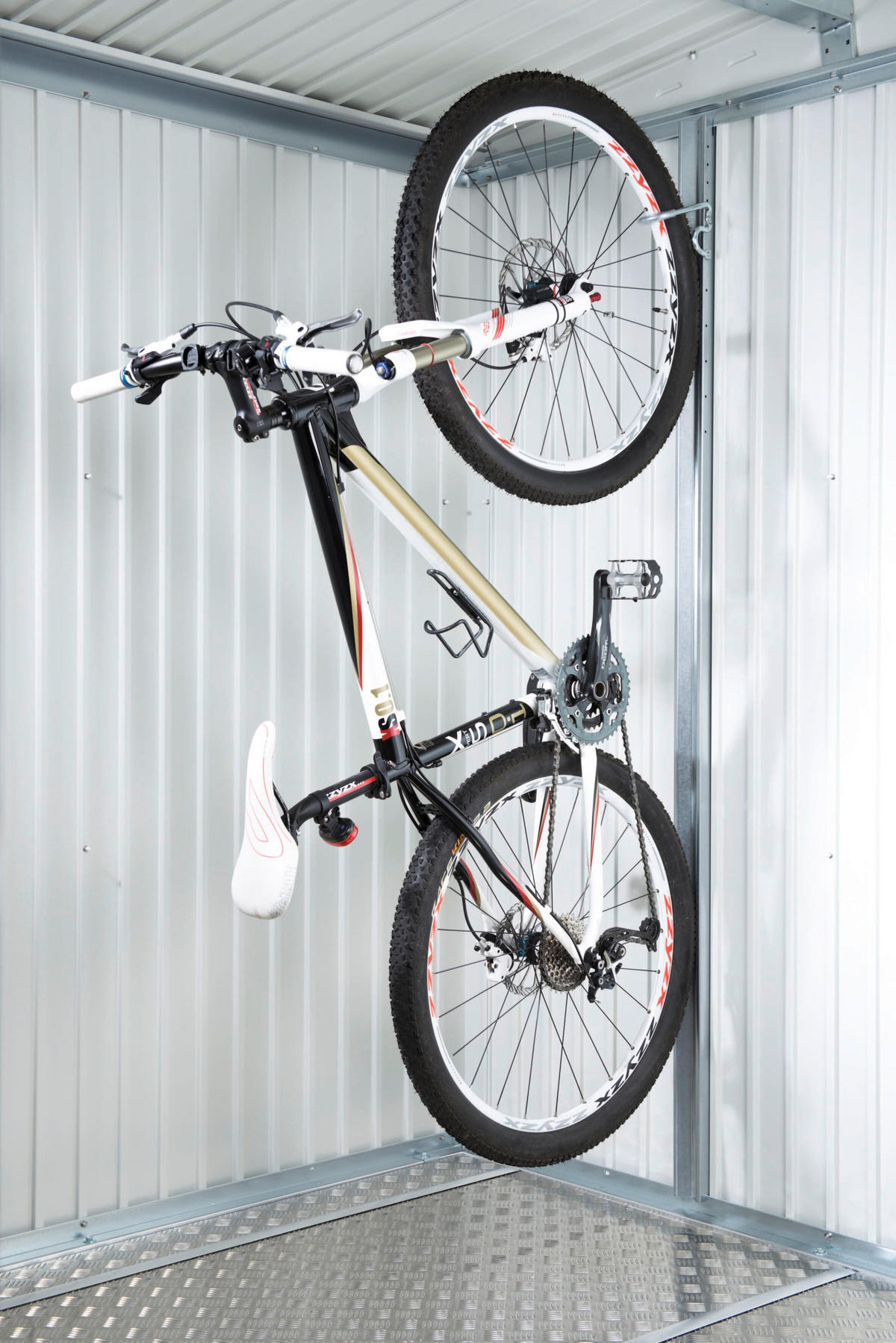 FAHRRADAUFHÄNGUNG 4/185/4 cm  - Design, Metall (4/185/4cm) - Biohort