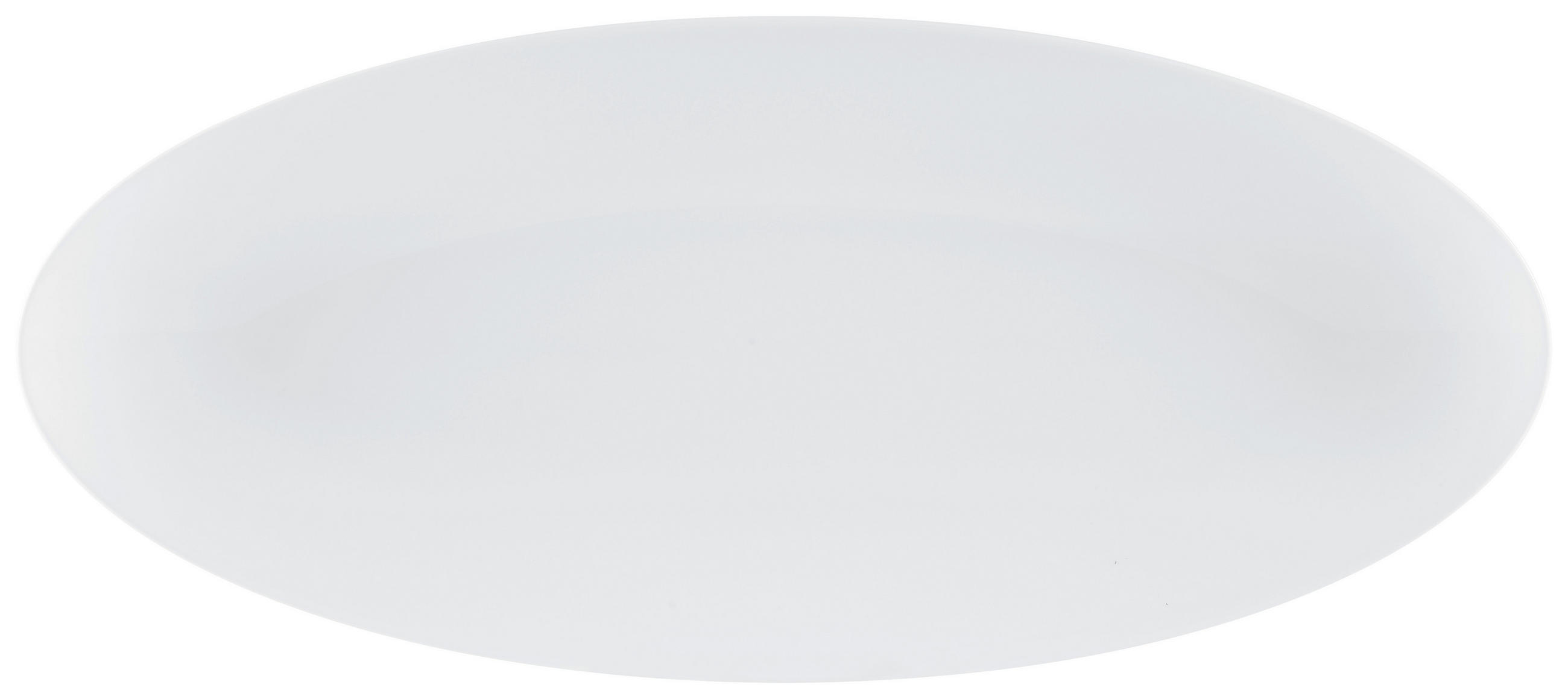 SERVIERPLATTE Zoe Fine Diamond   43/19 cm   - Weiß, Design, Keramik (43/19cm) - Seltmann Weiden