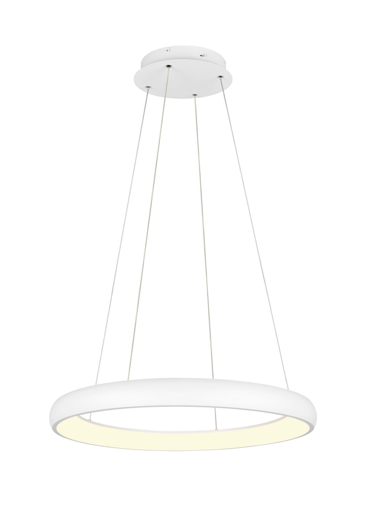 ZÁVESNÉ LED SVIETIDLO, 75/150 cm  - biela, Design, kov (75/150cm) - Trio Leuchten