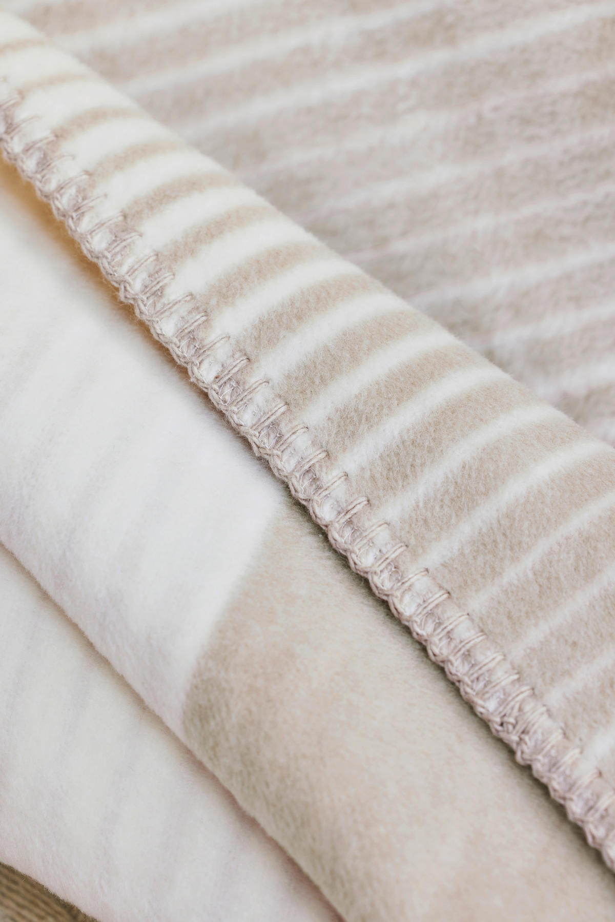 WOHNDECKE 150/200 cm  - Beige/Weiß, KONVENTIONELL, Textil (150/200cm) - Novel