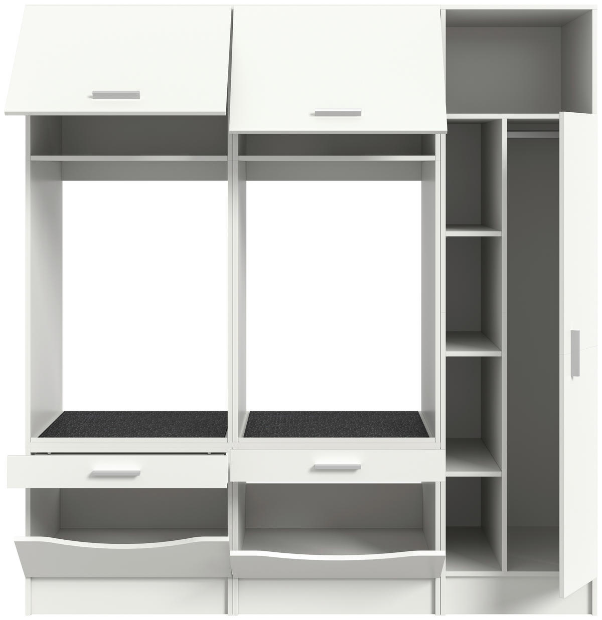 HAUSWIRTSCHAFTSRAUM 183/195/68 cm  in Weiß  - Weiß, Basics, Holzwerkstoff (183/195/68cm) - MID.YOU