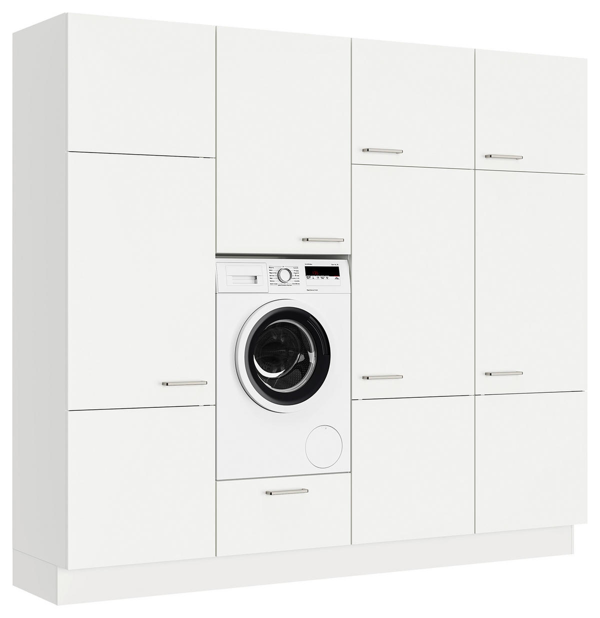 HAUSWIRTSCHAFTSRAUM 240/216,6/58,2 cm  in Weiß  - Weiß, MODERN, Holzwerkstoff (240/216,6/58,2cm) - Nobilia