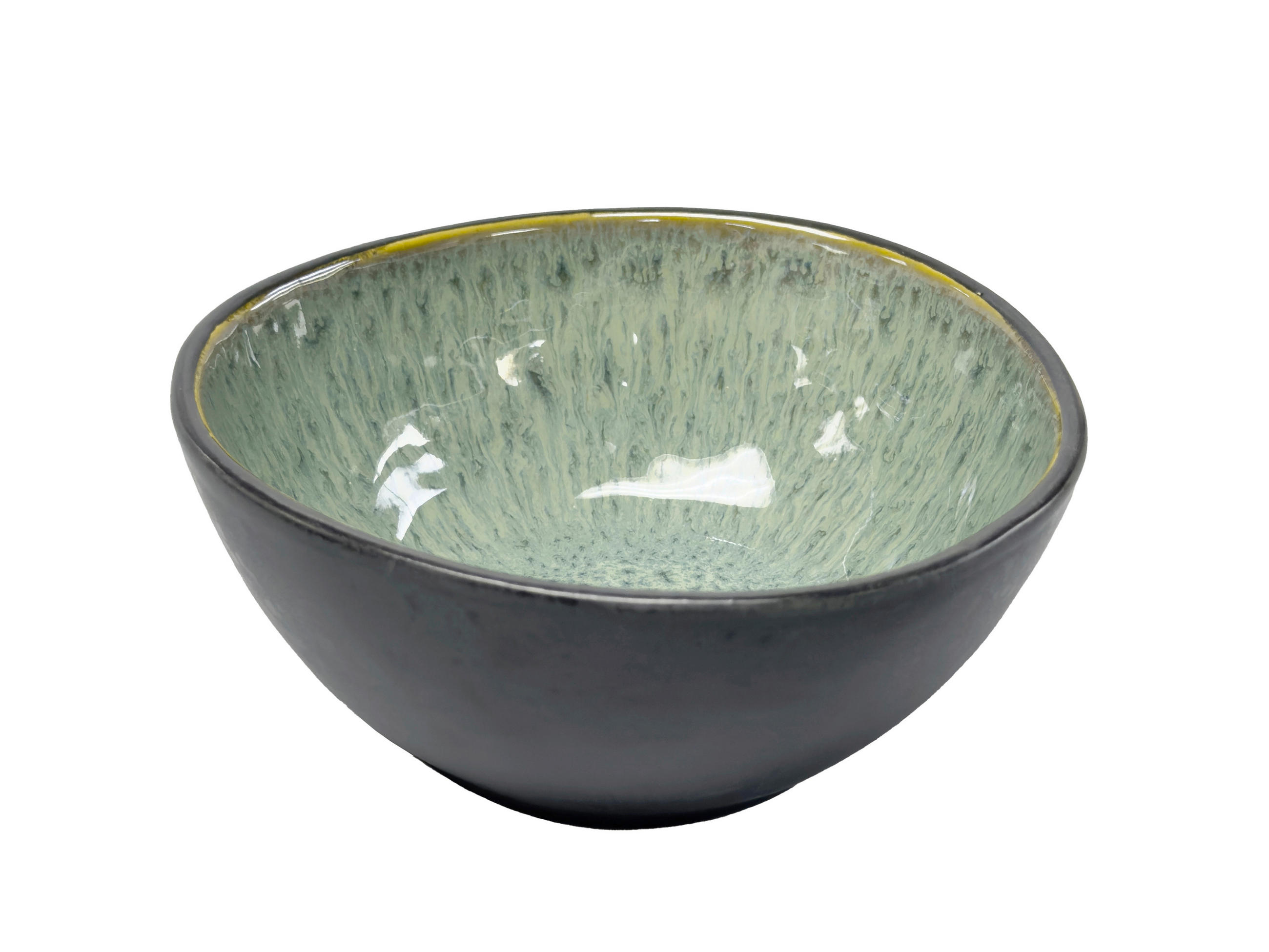 MÜSLISCHALE SØREN GREEN  - Grün, Trend, Keramik (16,2/15cm) - Novel