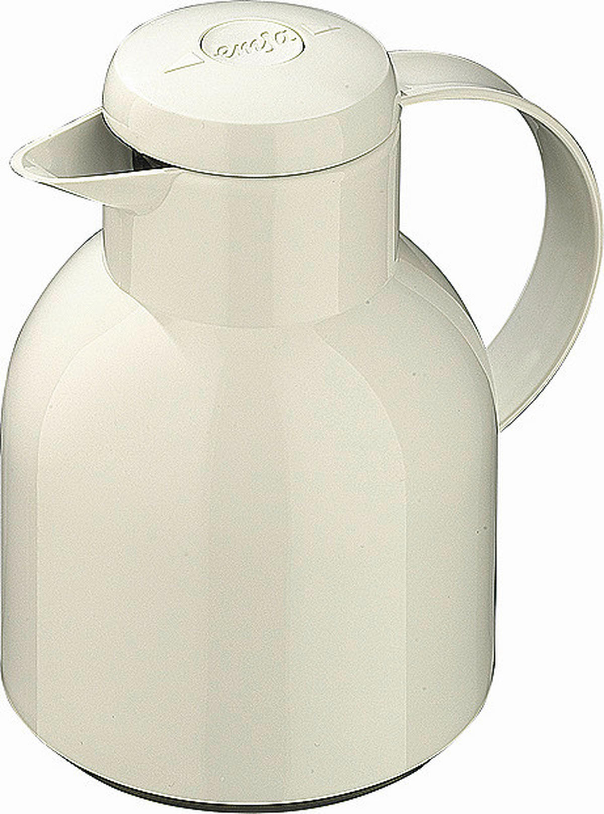 ISOLIERKANNE SAMBA 1 L  - Weiß, Basics, Kunststoff (1l) - Emsa