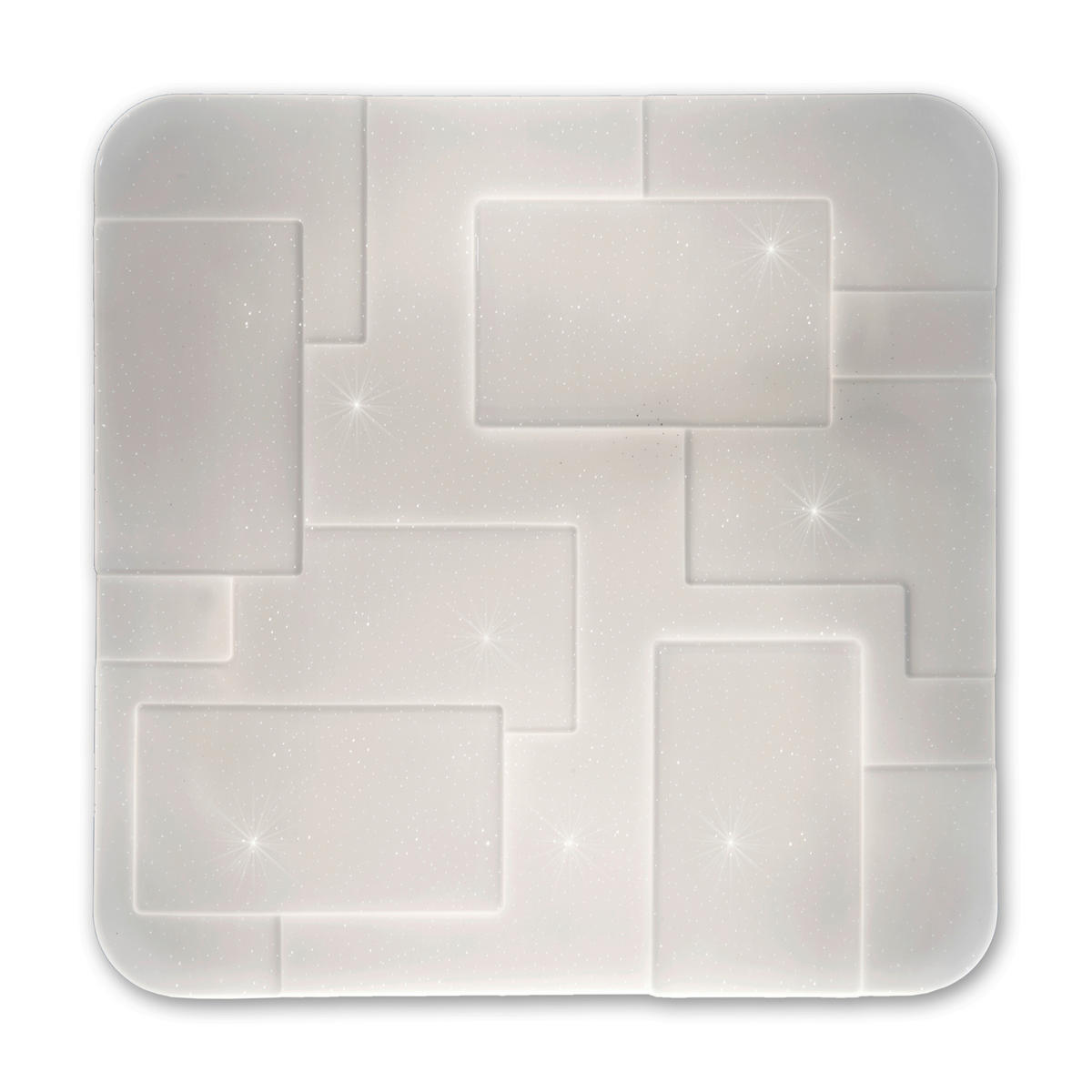 LED-DECKENLEUCHTE 54/6,5 cm   - Weiß, Design, Kunststoff/Metall (54/6,5cm) - Näve