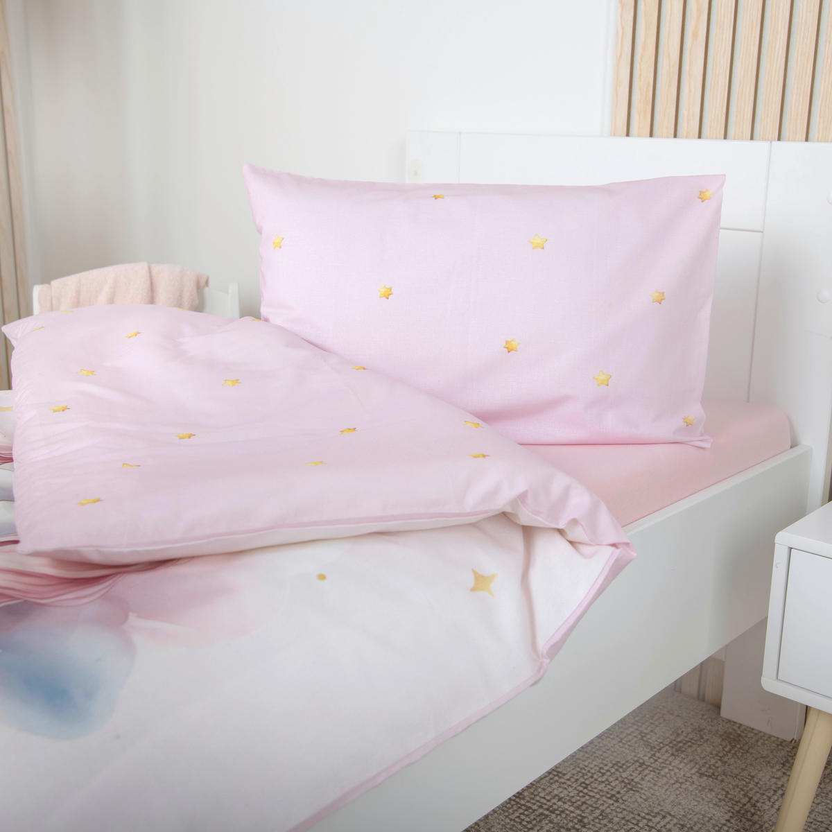 BABYBETTWÄSCHE Einhornzauber Renforcé 100/135 cm  - Pink, Basics, Textil (100/135cm) - baby best