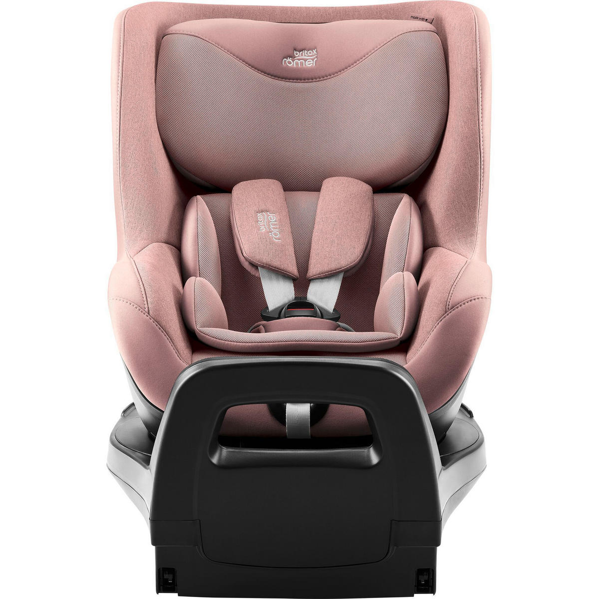 REBOARDER-KINDERSITZ Dualfix 5Z  - Mauve/Altrosa, Basics, Kunststoff/Textil (44/48/74cm) - Britax Römer
