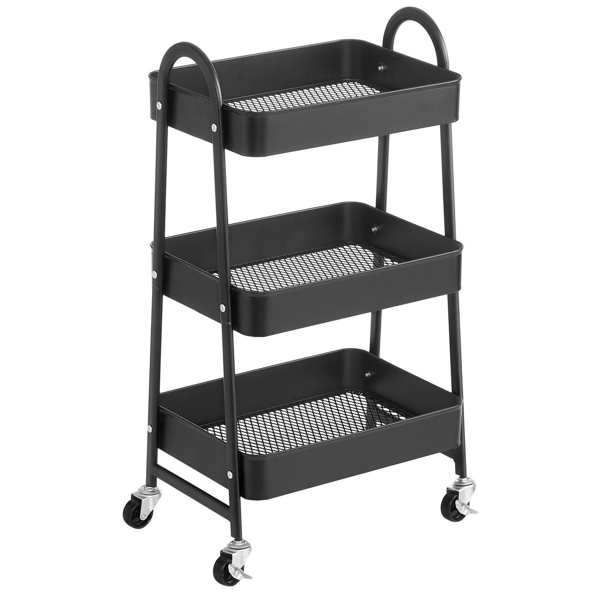 ALLZWECKWAGEN in Schwarz  - Schwarz, Basics, Metall (41,5/77,5/30,7cm) - Boxxx