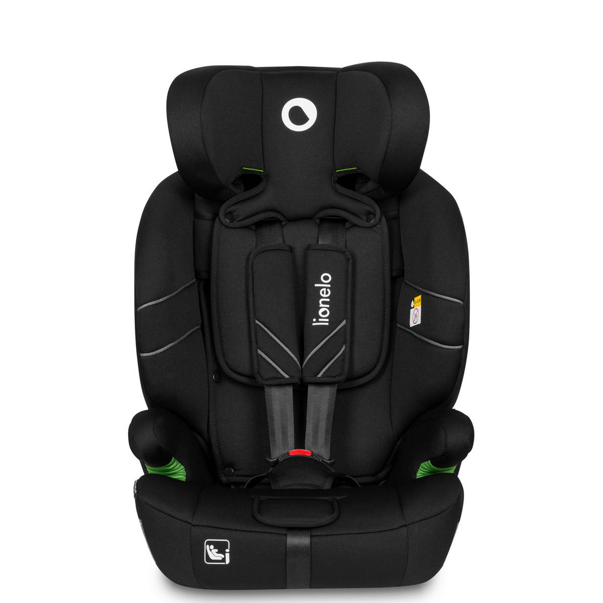 KINDERAUTOSITZ Levi One i-Size  - Schwarz, Basics, Kunststoff/Textil (52/46.5/58cm) - Lionelo