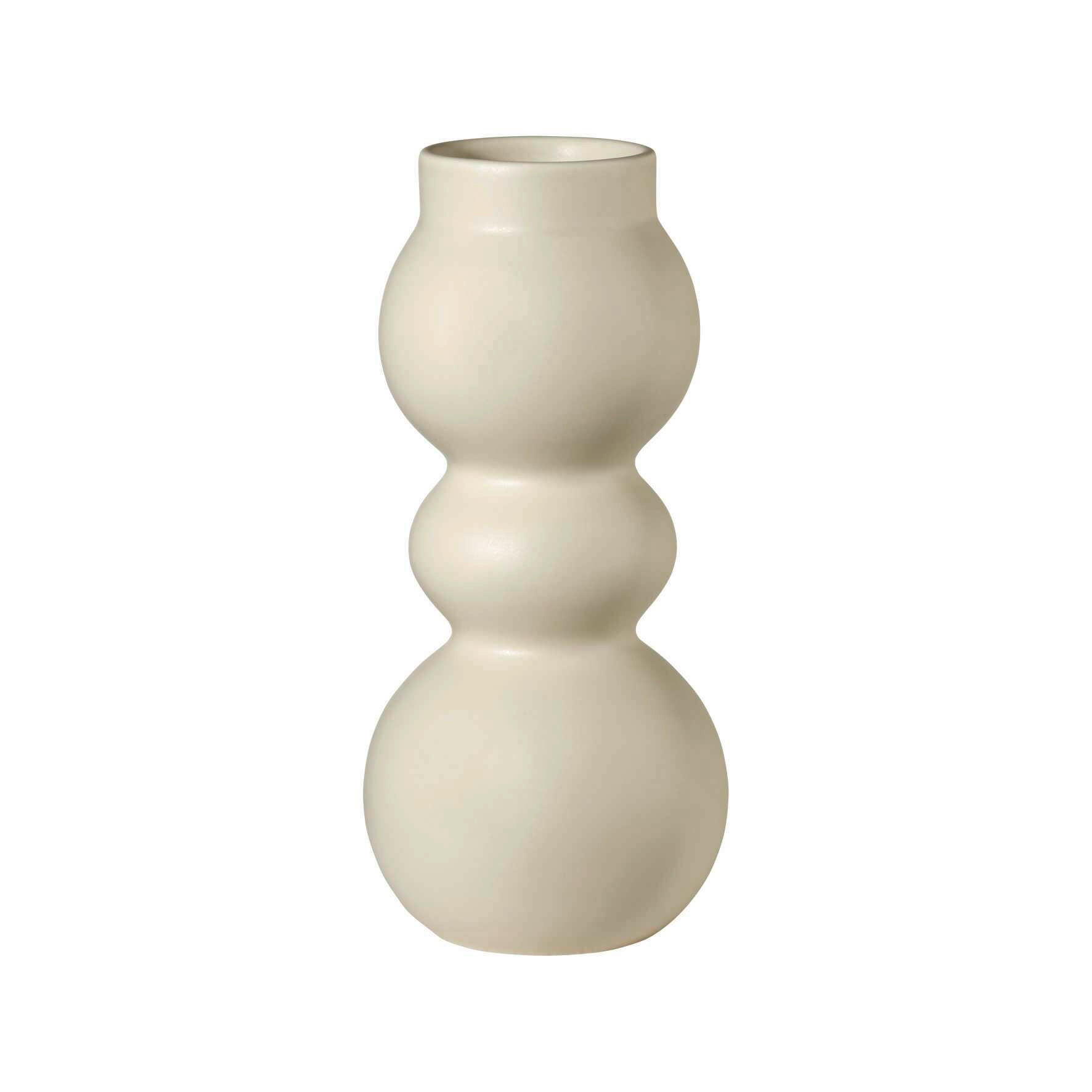 VASE COMO  - Beige, KONVENTIONELL, Stein (19cm) - ASA