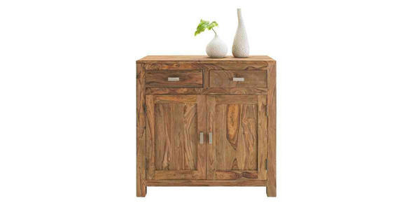 KOMMODE Inka in 90/86/40 cm - Messingfarben/Naturfarben, LIFESTYLE, Holz/Metall (90/86/40cm) - Landscape