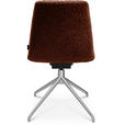 STUHL  in Aluminium Bouclé Metall, Textil  - Alufarben/Kupferfarben, Design, Textil/Metall (46/81,5-84,5/55cm) - Johann Jakob