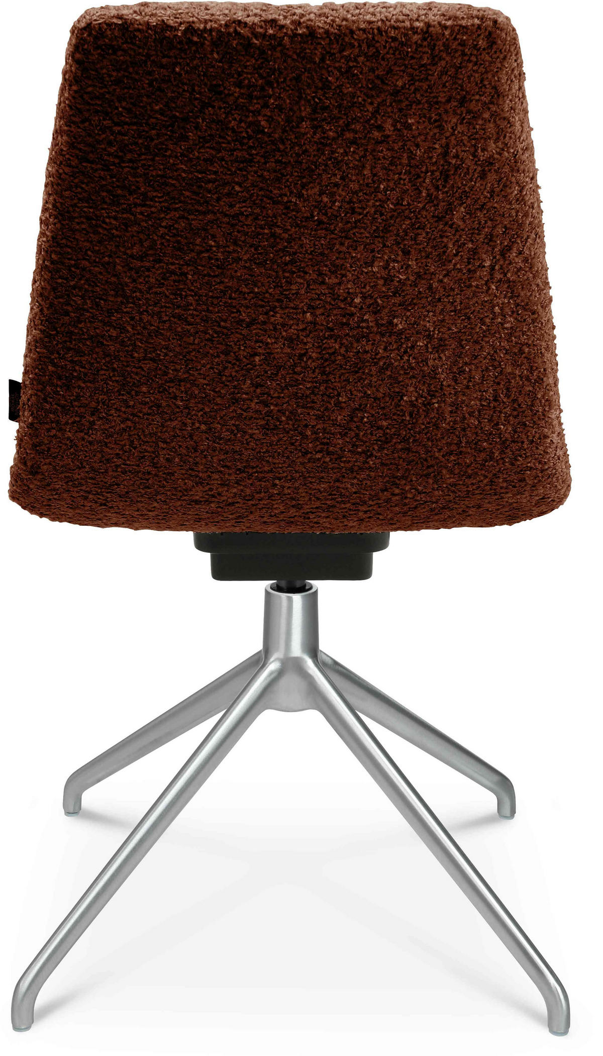 STUHL  in Aluminium Bouclé  - Alufarben/Kupferfarben, Design, Textil/Metall (46/81,5-84,5/55cm) - Johann Jakob
