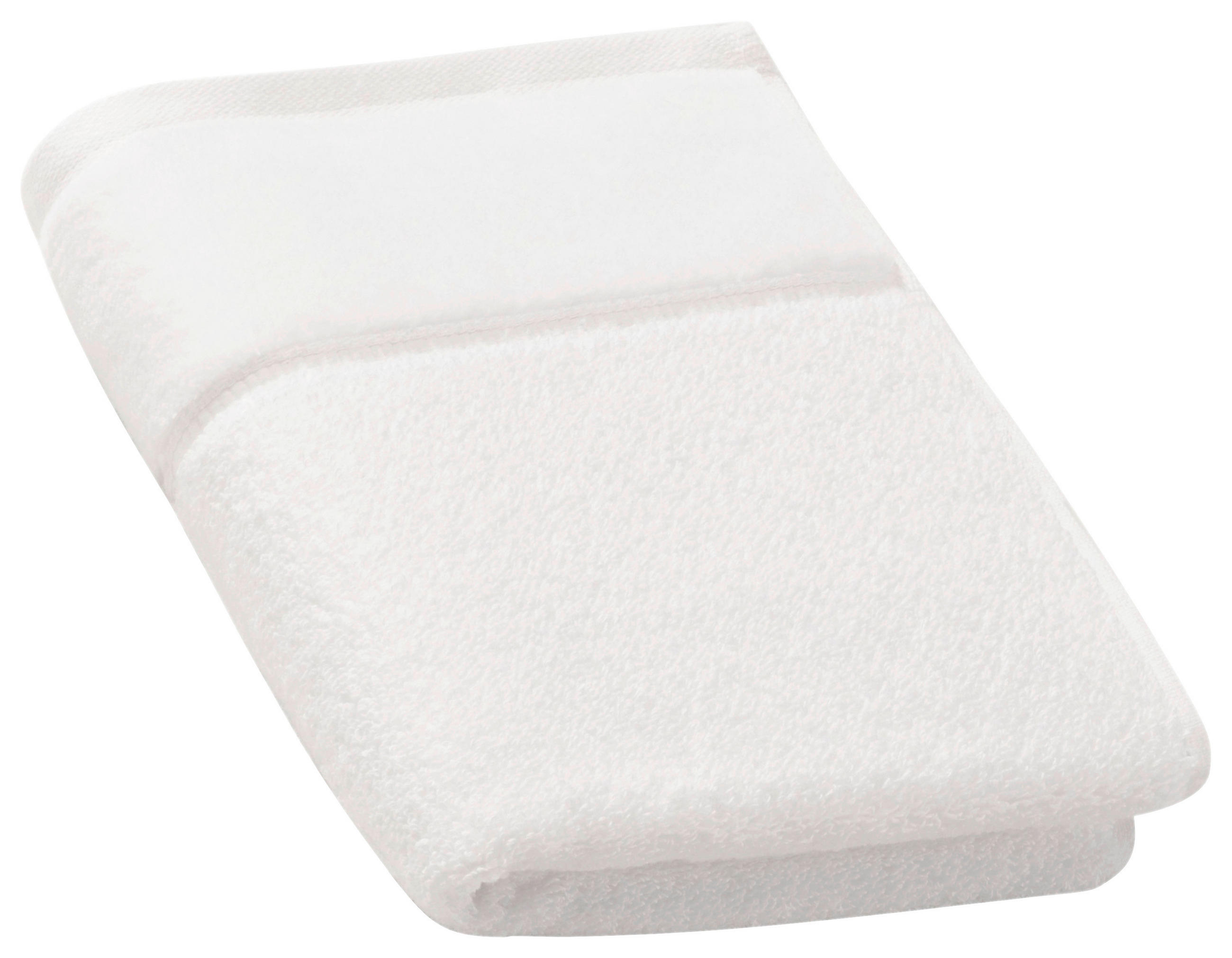 VENDÉGTÖRÖLKÖZŐ 40/60 cm fehér  - fehér, Basics, textil (40/60cm) - Vossen