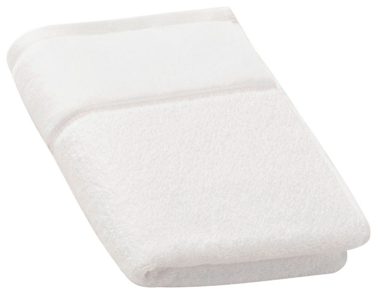 VENDÉGTÖRÖLKÖZŐ 40/60 cm fehér  - fehér, Basics, textil (40/60cm) - Vossen