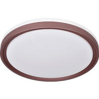 Plafonieră Cu Led     - maro/alb, Basics, plastic/metal (41,5/41,5/9cm)