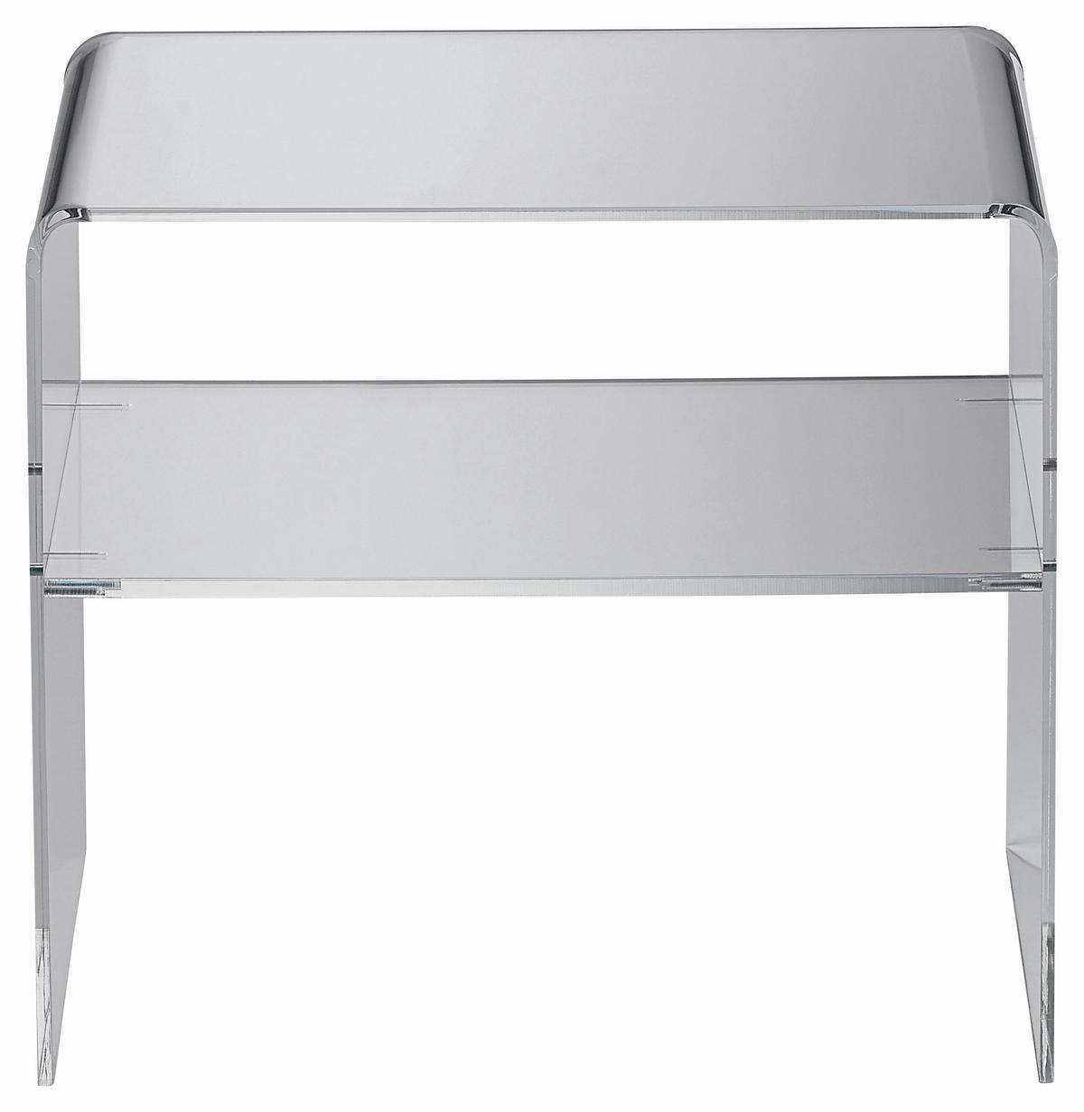 BEISTELLTISCH in Kunststoff 40/33/35 cm  - Klar, Design, Kunststoff (40/33/35cm)