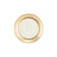 KROŽNIČEK ZA ESPRESO  Constanza Ivory Zahra  keramika  12 cm        - zlate barve/krem barve, Basics, keramika (12cm) - Seltmann Weiden