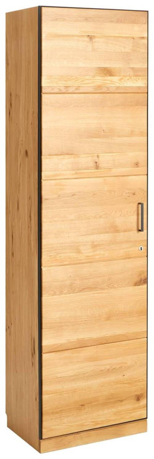 AKTENSCHRANK 55/197/40 cm  - Eichefarben/Graphitfarben, Natur, Holz/Holzwerkstoff (55/197/40cm) - Linea Natura