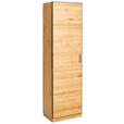 AKTENSCHRANK Asteiche teilmassiv Anthrazit, Eichefarben  - Eichefarben/Anthrazit, Natur, Holz/Holzwerkstoff (55/197/40cm) - Linea Natura