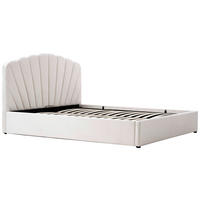 POLSTERBETT Lattenrost, Bettkasten 180/200 cm  in Beige  - Beige/Schwarz, Trend, Holz/Kunststoff (180/200cm) - Ambia Home