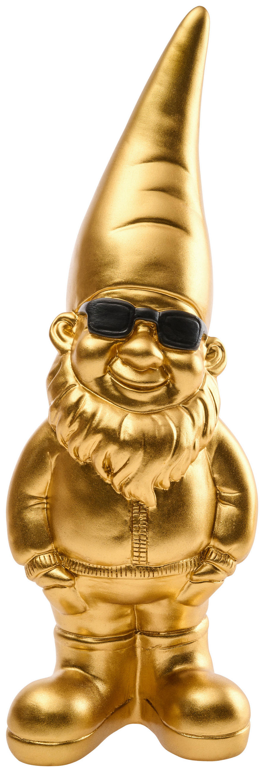 DEKOZWERG - Goldfarben, Trend, Kunststoff (13.5/12.5/40cm)