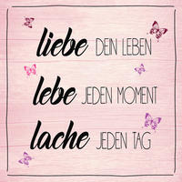 DEKOPANEEL Text 20/20 cm  - Multicolor, Basics, Holz (20/20cm) - Euroart