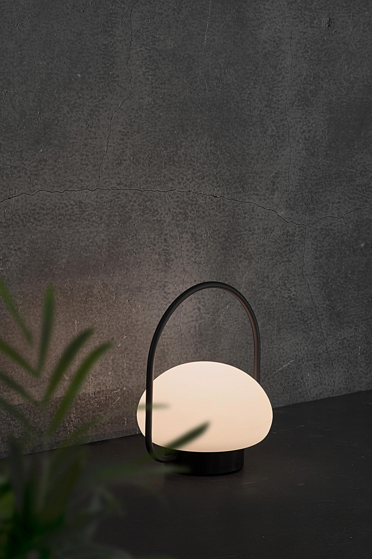 AKKU-TISCHLEUCHTE 22/27 cm   - Schwarz/Weiß, Design, Kunststoff/Metall (22/27cm) - Nordlux