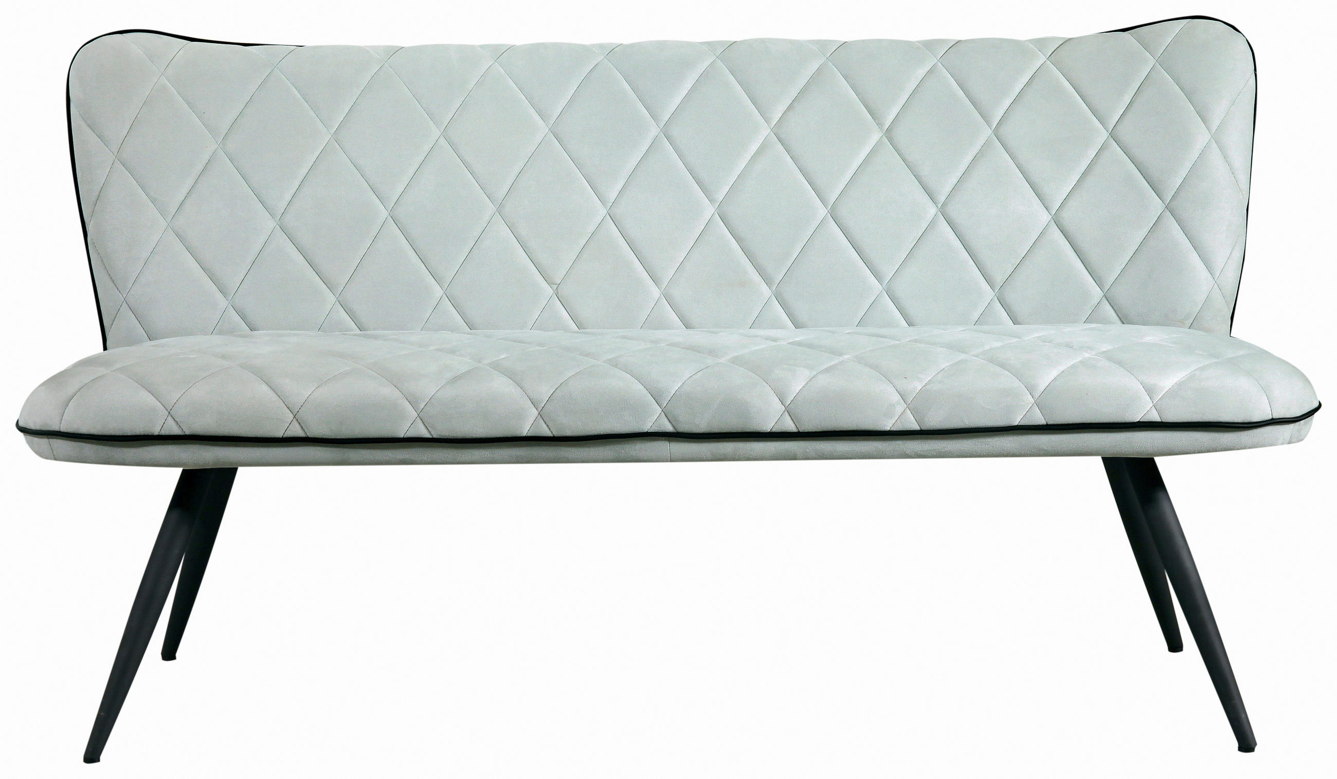 KLOP, kovina, tekstil svetlo zelena  - črna/siva, Design, kovina/tekstil (166/85/66cm) - Hom`in