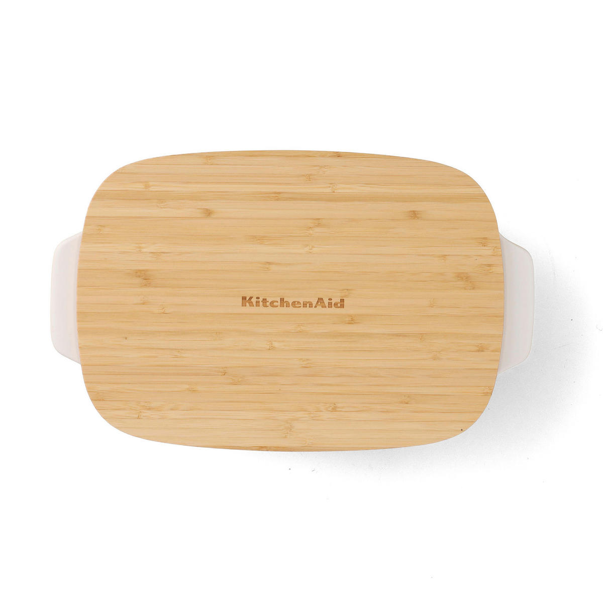 AUFLAUFFORM Keramik, Naturmaterialien Steingut  - Creme/Weiß, Basics, Naturmaterialien/Keramik (24cm) - Kitchenaid