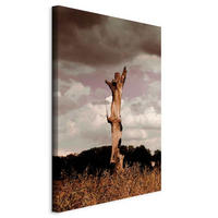 LEINWANDBILD Landschaft & Natur, Abstraktes 40/60/1.2 cm  - Hellbraun/Hellgrau, Basics, Holzwerkstoff/Textil (40/60/1.2cm) - artgeist