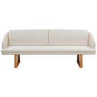 SITZBANK 235/91/68 cm Flachgewebe Naturfarben massiv  - Eichefarben/Beige, Design, Textil (235/91/68cm) - Lomoco