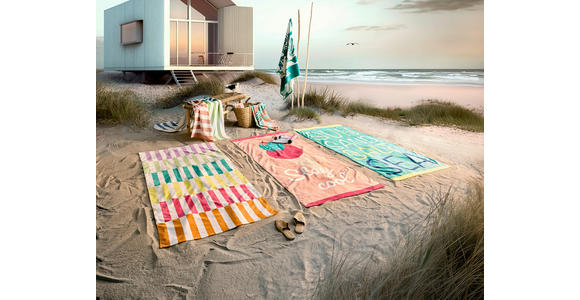 STRANDTUCH Multicolor 90/180 cm  - Multicolor, Textil (90/180cm) - Esposa