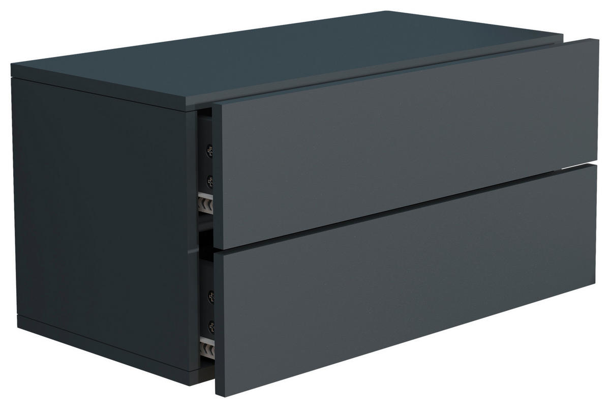 NACHTSCHRANK 60/30/32 cm  - Anthrazit, MODERN, Holzwerkstoff (60/30/32cm) - MID.YOU