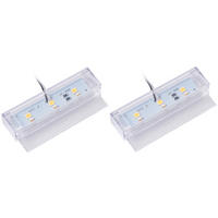 EINLEGEBODENBELEUCHTUNG LED-Leuchtmittel  - Weiß, Design, Kunststoff (6/1/2cm) - MID.YOU