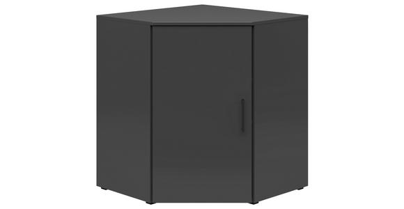 ECKKOMMODE  in 101/83/79 cm  - Anthrazit/Schwarz, MODERN, Holzwerkstoff/Kunststoff (101/83/79cm) - Carryhome