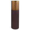 BODENVASE 90 cm  - Lila/Goldfarben, Trend, Metall (25/90cm) - Kayoom