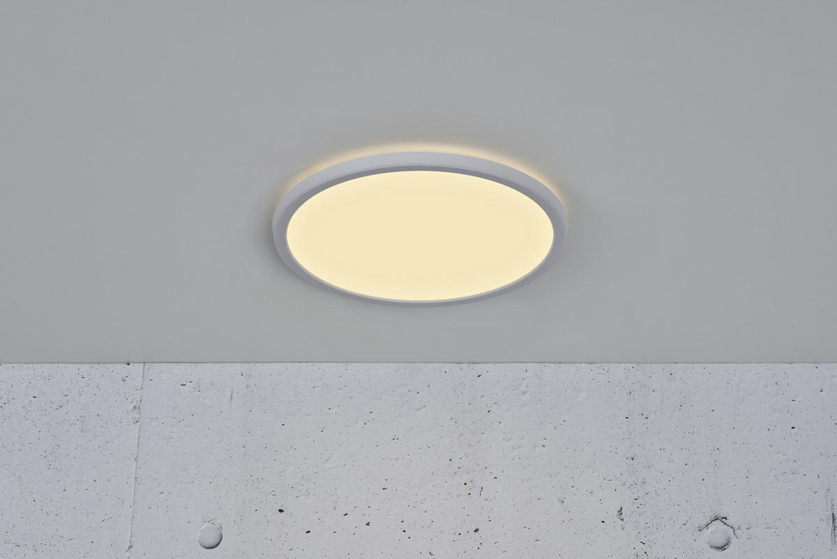 DECKENLEUCHTE Oja 29,4/3,8 cm   - Weiß, KONVENTIONELL, Kunststoff (29,4/3,8cm) - Nordlux
