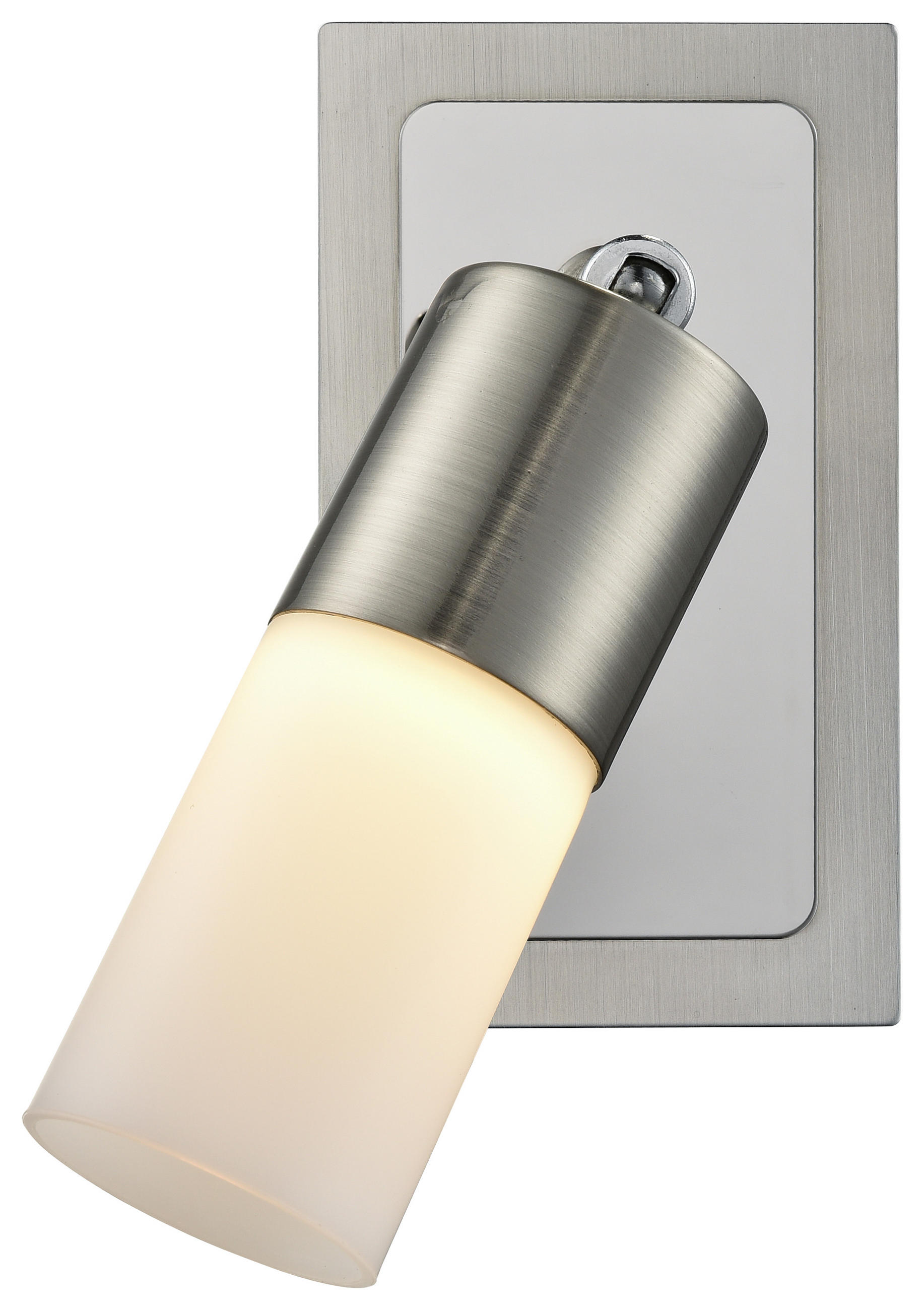 STRAHLER VARIO   - Silberfarben/Weiß, Design, Glas/Metall (4/16cm)