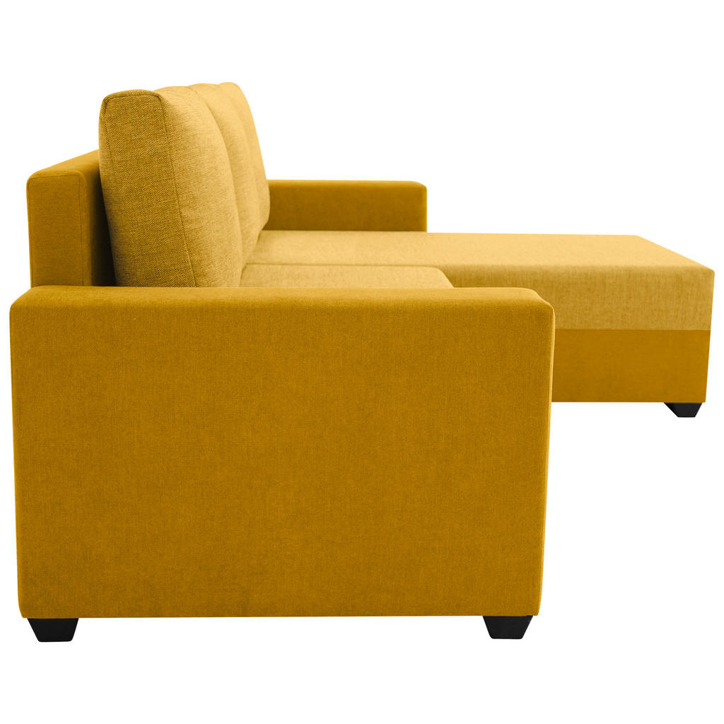 Thumbnail - Livetastic Ecksofa, Gelb, Textil, 3-Sitzer, seitenverkehrt montierbar, 252x155 cm, Schlafen auf Sitzhöhe, Wohnzimmer, So...