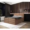 BOXSPRINGBETT 180/200 cm  in Terracotta  - Terracotta/Schwarz, MODERN, Holz/Holzwerkstoff (180/200cm) - MID.YOU