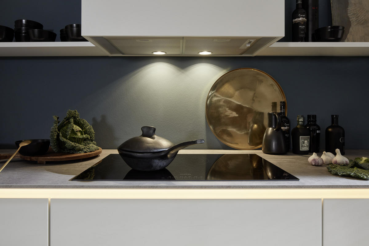 EINBAUKÜCHE SOFT LACK  - Weiß, Design, Holzwerkstoff - Nolte Küchen
