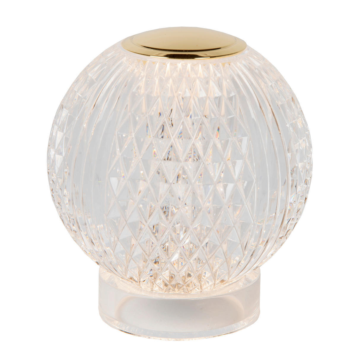LED-TISCHLEUCHTE Cintra 9/9/8.7 cm   - Transparent, Design, Kunststoff (9/9/8.7cm) - Lucide