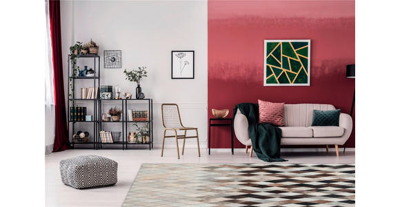 WEBTEPPICH 80/150 cm Grau  - Grau, Design, Leder/Textil (80/150cm) - Novel