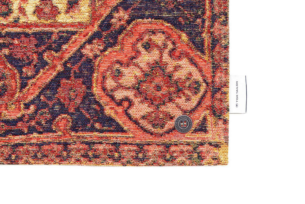 FLACHWEBETEPPICH 75/140 cm Rot  - Rot, Design, Textil (75/140cm) - Tom Tailor