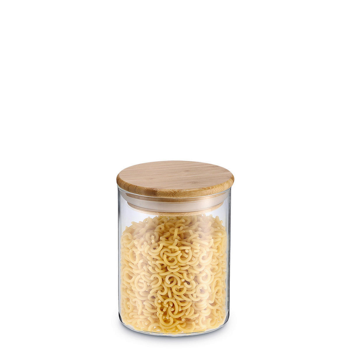 VORRATSGLÄSERSET  - Naturfarben, Basics, Glas/Holz (40/46,5/28cm) - Zeller Present