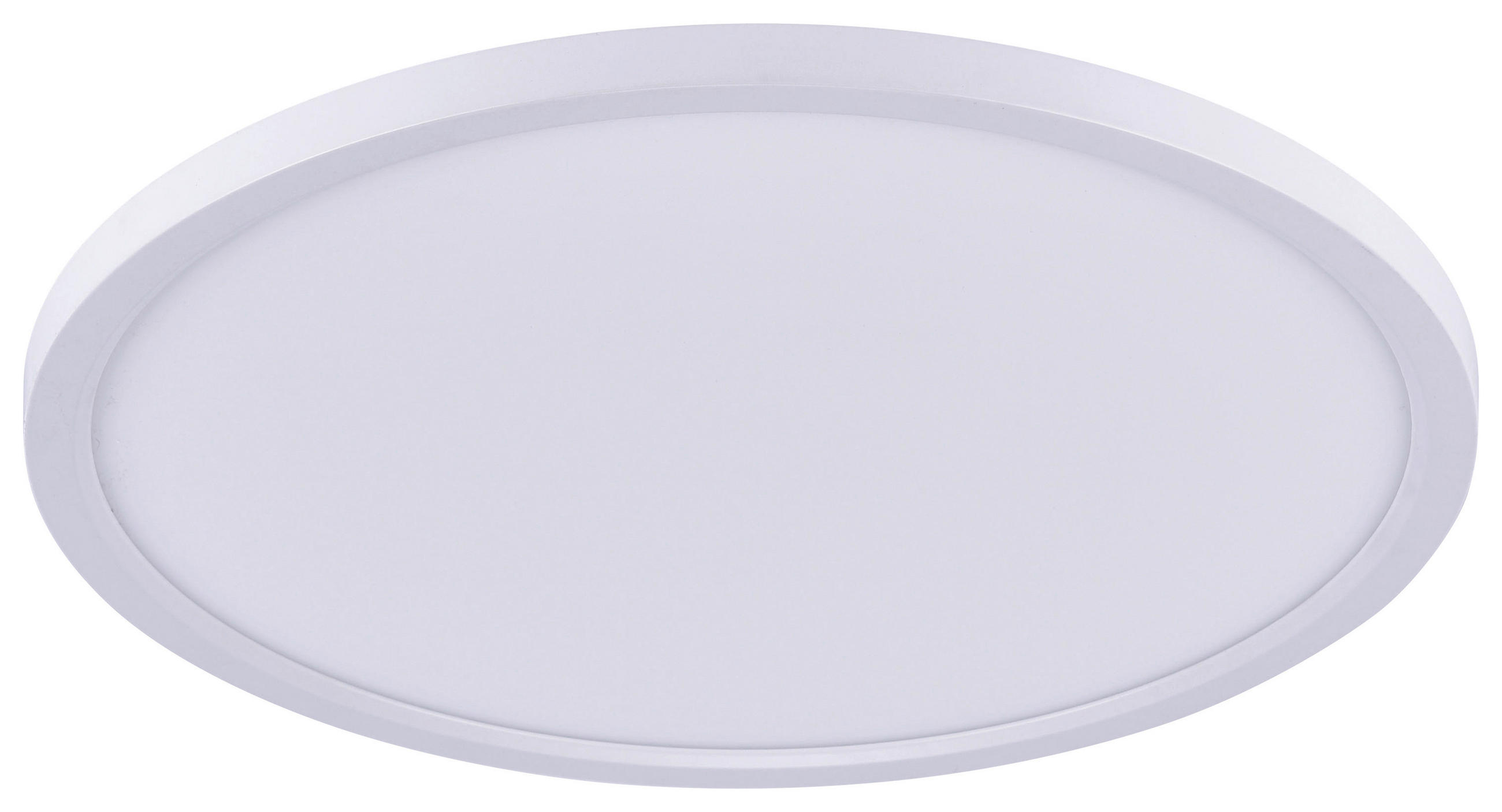 LED-DECKENLEUCHTE 45/6,6 cm   - Weiß, Design, Metall (45/6,6cm) - Novel
