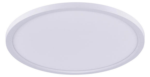 LED-DECKENLEUCHTE 45/6,6 cm - Weiß, Design, Metall (45/6,6cm) - Novel